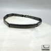 دستبند مردانه استیل مشکی با طرح ورساچه 14040506 - Image 3