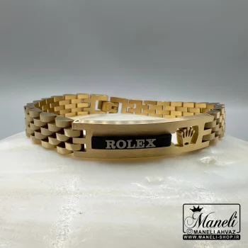 دستبند رولکس مردانه طلایی رنگ ثابت|14040547 - Image 2