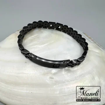 دستبند رولکس مردانه سیاه رنگ ثابت|14040532 - Image 5