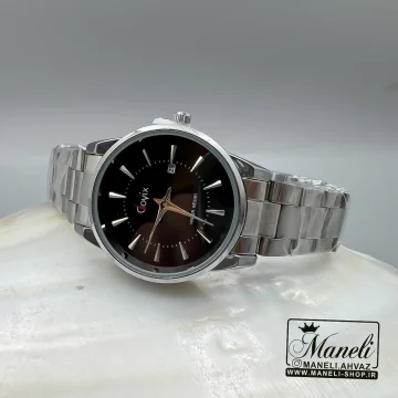 ساعت زنانه نقره ای داویکس صفحه مشکی و سفید|14040583 - Image 3