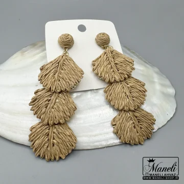 گوشواره حصیری  تابستانه ترند|14040648