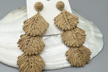 گوشواره حصیری  تابستانه ترند|14040648