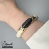 بنگل |دستبند زنانه مینا کاری شده|14040623 - Image 3