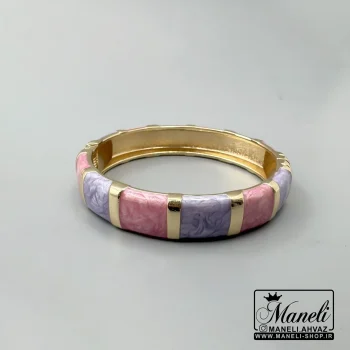 دستبند بنگل زنانه میناکاری شده|14040631