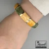 دستبند زنانه بنگل مینا کاری شده رنگ ثابت|14040626 - Image 3