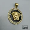 پلاک ورساچه طلایی و مشکی رنگ ثابت|14040690 - Image 3