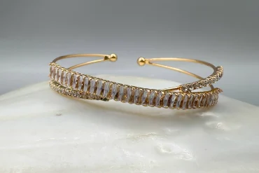 دستبند|بنگل زنانه نگین دار |140406123