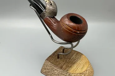 پیپ چوبی کاپیتان بلک قهوه ای با حلقه عقاب