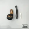 پیپ چوبی مشکی قهوه ای طرح دار دورنگ| ساوینلی | 14040691 - Image 3