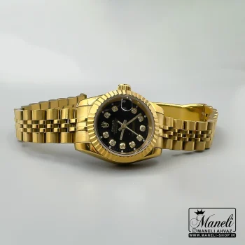 ساعت رولکس طلایی صفحه مشکی موتور ژاپن|140406102 - Image 3