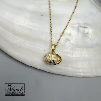 گردنبند زنانه صدف و مرواریدی رنگ ثابت|140406107 - Image 3