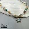 گردنبند صدفی با ترکیب ستاره آبی تیفانی|14040715 - Image 2
