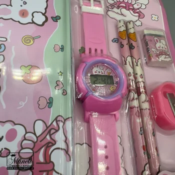 پک هدیه ای ساعت و جامدادی دخترانه|لوازم تحریر|140406109 - Image 2