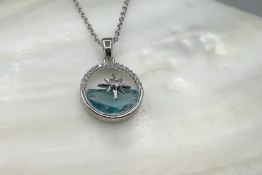 گردنبند دریا استیل نقره ای رنگ ثابت |14040706