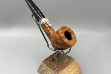 پیپ چوبی قهوه ای روشن vauen با حلقه آفتاب پرست 14040652