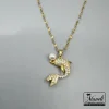 گردنبند وال مرواریدی نگین مخراج شده|140406106 - Image 2
