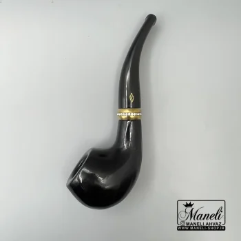 پیپ چوبی کلاسیک با حلقه نگینی | ساوینلی مشکی | 14040680 - Image 3