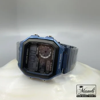 ساعت کاسیو جهان نما فلزی سورمه ای |14040791 - Image 6