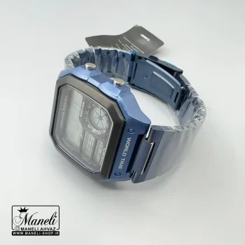 ساعت کاسیو جهان نما فلزی سورمه ای |14040791 - Image 5