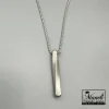 گردنبند مردانه بنگل نقره ای رنگ ثابت|14040752 - Image 2