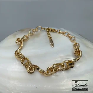 دستبند مشابه طلا از برند ژوپینگ