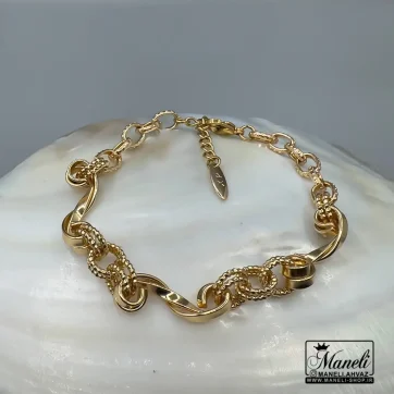 دستبند مشابه طلا از برند ژوپینگ