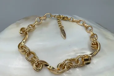 دستبند مشابه طلا از برند ژوپینگ