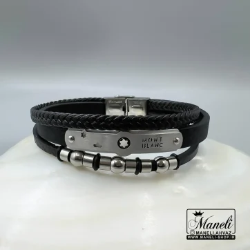 دستبند چرم مردانه