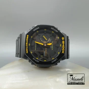 ساعت G-SHOCKمردانه مشکی و زرد