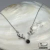 گردنبند تلسکوپی شاخ گوزن به صد زبان دنیا دوستت دارم