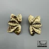 گوشواره طلایی طرح برگ گل|14040744 - Image 2