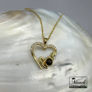 گردنبند لاو تلسکوپی به صد زبان دنیا دوستت دارم