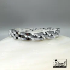 دستبند رولکس نقره ای