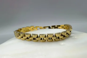 دستبند طلایی رولکس ظریف