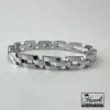 دستبند رولکس نقره ای بافت درشت استیل|14040770 - Image 2