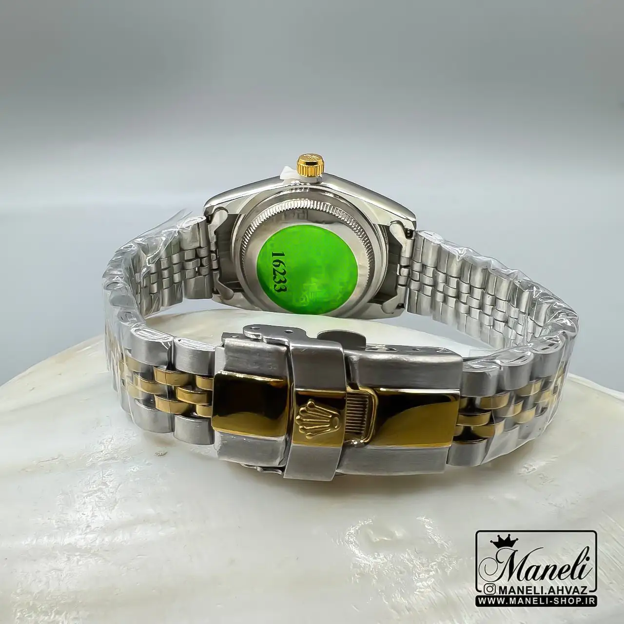 rolex666 ست ساعت رولکس دو رنگ سیلور و طلایی قیمت اقتصادی|14040801 - Image 7