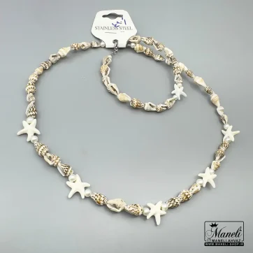 گردنبند صدف وستاره