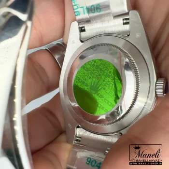 ساعت رولکس اویستر مدل دیت جاست سیلور با صفحه ی مشکی|14040787 - Image 4