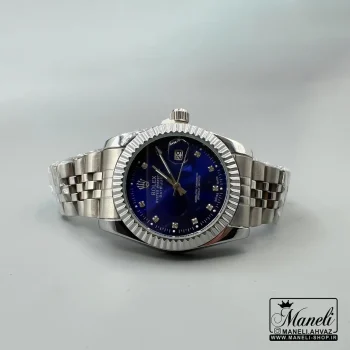 ساعت رولکس نقره ای صفحه ای آبی|14040802 - Image 5