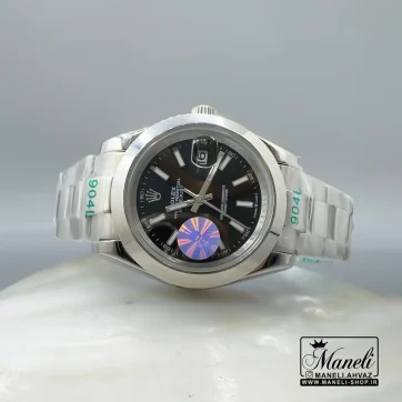 ساعت رولکس سیلور با صفحه ی مشکی