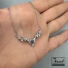 گردنبند زنانه به صد زبان دنیا دوستت دارم نقره ای|14040759 - Image 3