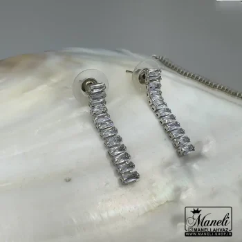 سرویس تنیسی نگین باگتی نقره ای |14040773 - Image 5