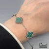 دستبند زنانه ونکلیف سیلور و سبز |14040748 - Image 3