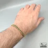دستبند کارتیر استیل طلایی 6 میل | 14040822