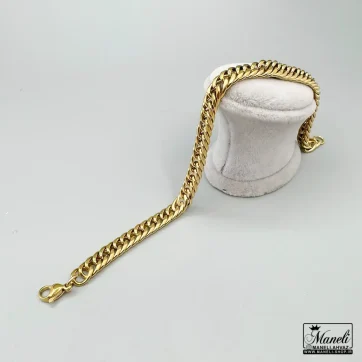 خرید دستبند کارتیر استیل طلایی 6 میل