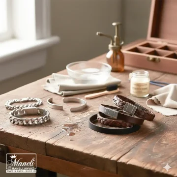 چگونه از دستبند مردانه استیل یا چرمی خود نگهداری کنیم تا همیشه نو بماند؟