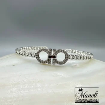 دستبند امگا نقره ای