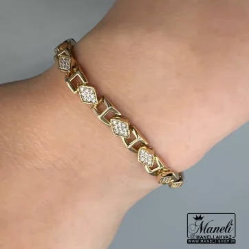 دستبند زنانه ژوپینگ نگین دار