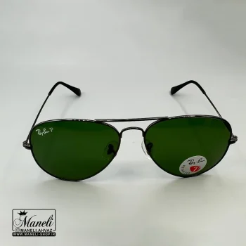 عینک ری بن مشکی شیشه سبز