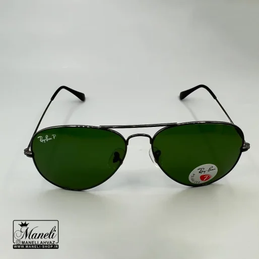 عینک ری بن مشکی شیشه سبز